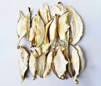 Selected mushroom slice grade AA
